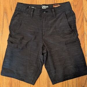Urban Pipeline Black Cargo Shorts for Boys - Big Kids Size 14 - Dark Grey